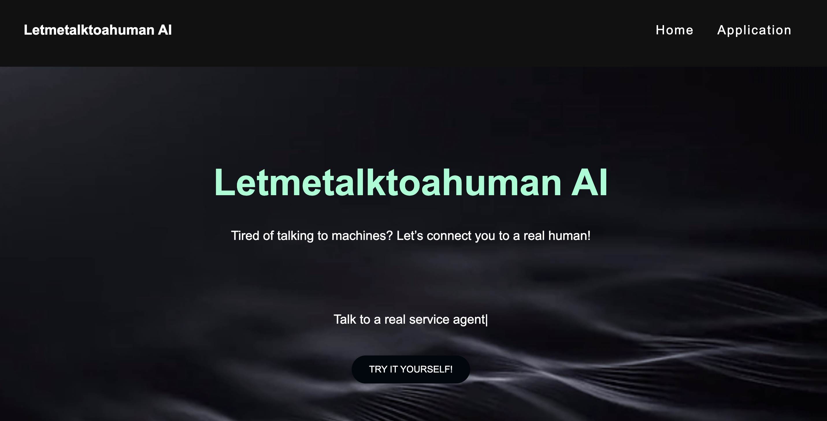 TalktoaHuman.ai / CAL HACKS 11.0 Winner Demo